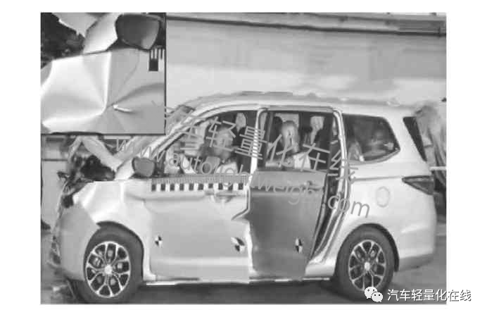 汽车侧面碰撞试验B柱耐撞性能优化及轻量化设计的图15